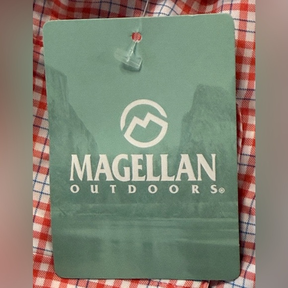 Magellan Outdoors Men’s Fish Gear Aransas Pass Plaid Shirt NWT - Picture 6 of 7
